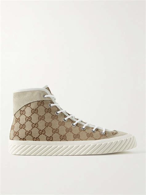 gucci 2518 43 high top|mr porter Gucci high top sneakers.